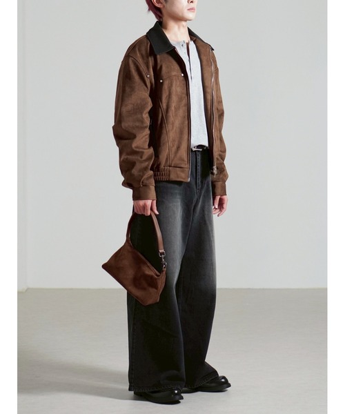 Chikashitsu +（チカシツプラス）の「【Chikashitsu +】suede contrast