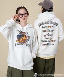 Looney Tunes（ルーニーテューンズ）の「WEGO/LOONEYTUNESグラフィックプルパーカー（パーカー）」