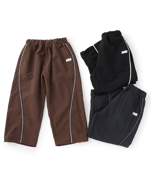 b・ROOM（ビールーム）の「【MNCM】【セットアップ可】サイドラインピステワイドパンツ（その他パンツ・キッズ・ダークブラウン/ネイビー/ブラック・150cm/130cm/110cm/140cm/120cm）」の16枚目の写真