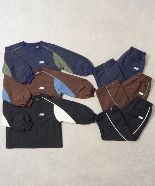 b・ROOM（ビールーム）の「【MNCM】【セットアップ可】サイドラインピステワイドパンツ（その他パンツ・キッズ・ダークブラウン/ネイビー/ブラック・150cm/130cm/110cm/140cm/120cm）」の19枚目の写真