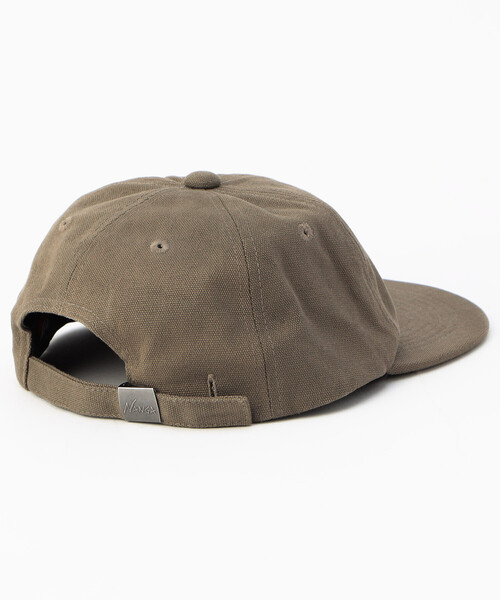 NANGA(ナンガ)の「NANGA/ナンガ CANVAS NNG LOGO CAP キャンバス NNGロゴキャップ(キャップ・メンズ・ブラック/レッド/チャコールグレー/オリーブ・ONE SIZE)」の7枚目の写真