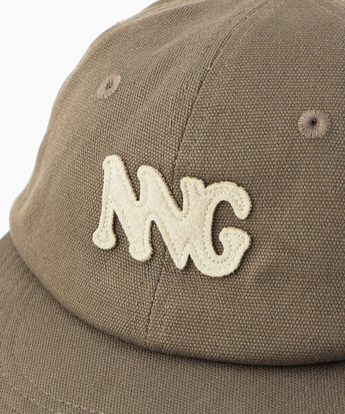 NANGA(ナンガ)の「NANGA/ナンガ CANVAS NNG LOGO CAP キャンバス NNGロゴキャップ(キャップ・メンズ・ブラック/レッド/チャコールグレー/オリーブ・ONE SIZE)」の8枚目の写真