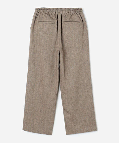 Bshop購入 MORRIS & SONS リネン混 アンクル丈 パンツ MORRIS & SONS | ヘリンボーン ワイドイージーパンツ WOMEN（その他