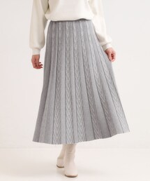 DRESKIP | 【セットアップ可/S-LL】女性らしさ際立つ 洗えるもちもちニットスカート(スカート)