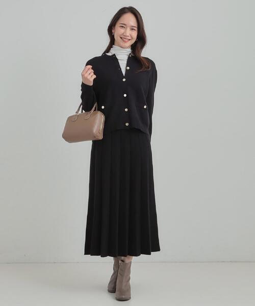 即日発送　レザレクション　ニットスカートセットアップS aquagarage ニットセットアップ ニットスカート トップス ボトムス