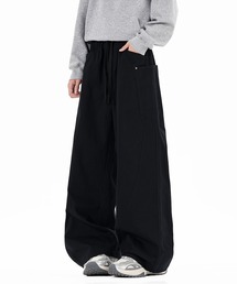 aimoha（アイモハ）の「ドローコード付き ワイドカーゴパンツ/Wide cargo pants with drawcord（チノパンツ）」