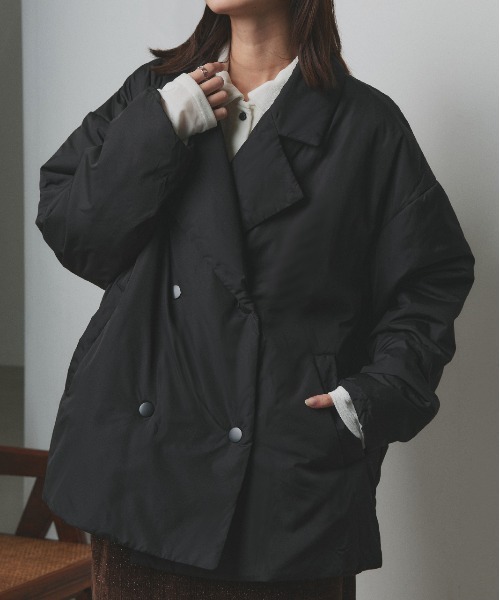 セール】中綿 テーラード カラーコート（ダウンジャケット/コート