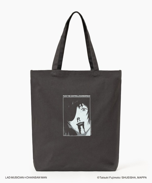 LAD MUSICIAN（ラッドミュージシャン）の「LAD MUSICIAN / CHAINSAW MAN TOTE BAG（トートバッグ・メンズ・ボルドー/チャコール/ブラック・FREE）」の10枚目の写真