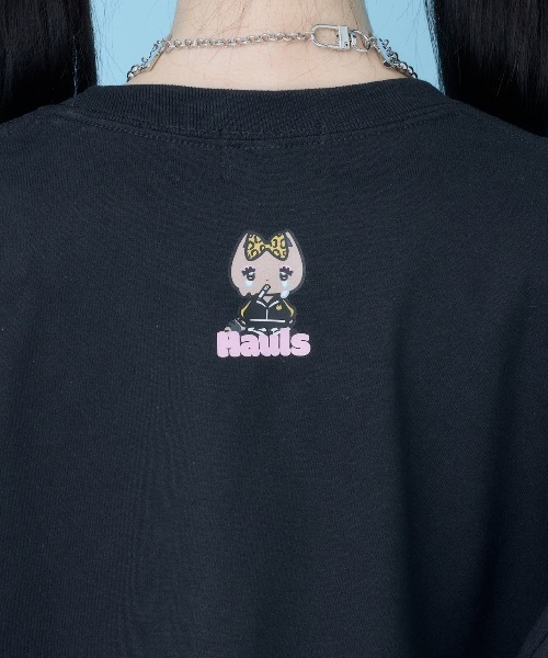 Hauls(ハウルズ)の「ギャル吉BIGロンTEE(Tシャツ/カットソー・レディース・ブラック/ホワイト・FREE)」の8枚目の写真