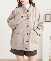 OMNES（オムネス）の「フェイクウールヘリンボーンオーバーサイズショートコート（その他アウター）」