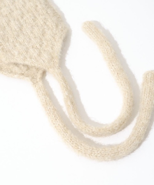 flower(フラワー)の「ニットイヤーマフラー(イヤーマフ・レディース・ブラウン/アイボリー/ブラック/グレー・FREE)」の9枚目の写真