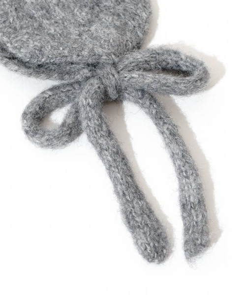 flower(フラワー)の「ニットイヤーマフラー(イヤーマフ・レディース・ブラウン/アイボリー/ブラック/グレー・FREE)」の14枚目の写真