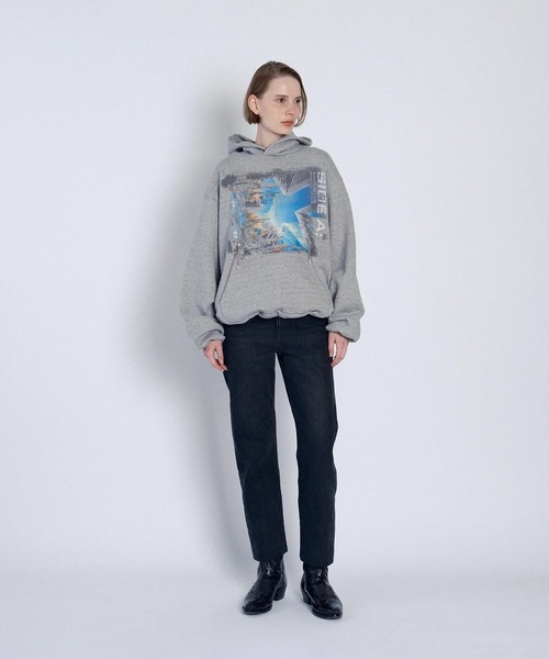 TANAKA(タナカ)の「THE SWEAT HOODIE(パーカー・メンズ・グレー/ブラック・M/L)」の8枚目の写真