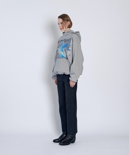 TANAKA(タナカ)の「THE SWEAT HOODIE(パーカー・メンズ・グレー/ブラック・M/L)」の7枚目の写真