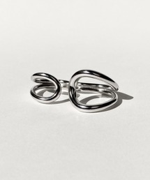 MELANGE Bezier ラップデュアルリング