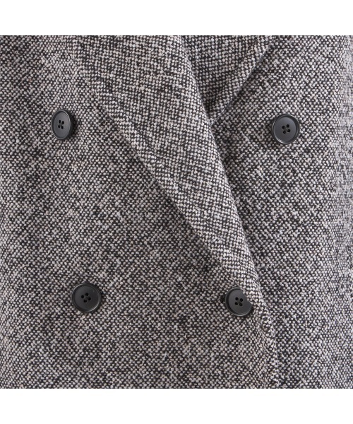 SUIT SELECT(スーツセレクト)の「ダブルブレストロングチェスターコート/グレー(チェスターコート・レディース・グレー・LARGE/MEDIUM/SMALL)」の12枚目の写真