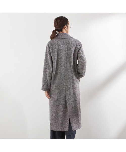 SUIT SELECT(スーツセレクト)の「ダブルブレストロングチェスターコート/グレー(チェスターコート・レディース・グレー・LARGE/MEDIUM/SMALL)」の4枚目の写真