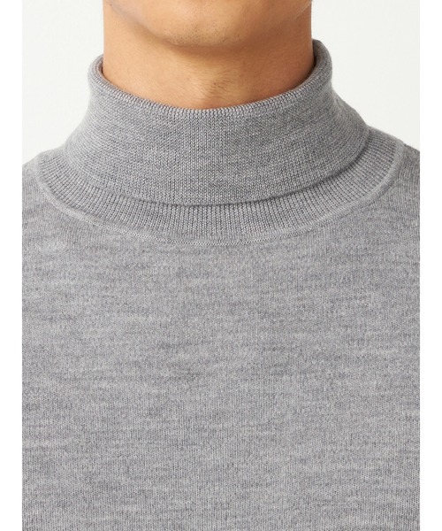 McGREGOR(マックレガー)の「【EDIT-B】タートルネックニット(ニット/セーター・メンズ・グレー/ブラック/アイボリー/キャメル・M/L)」の14枚目の写真