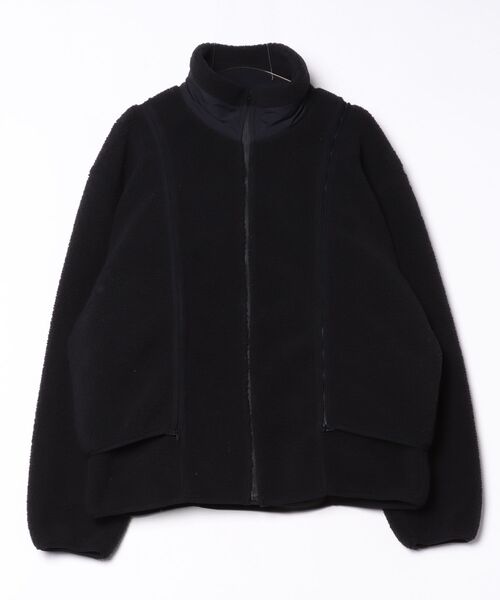 PHINGERIN（フィンガリン）の「PHINGERIN/フィンガリン/NOREN BOA FLEECE JACKET BLACK（ブルゾン・メンズ・ピンク/ブラック・L/XL）」の2枚目の写真