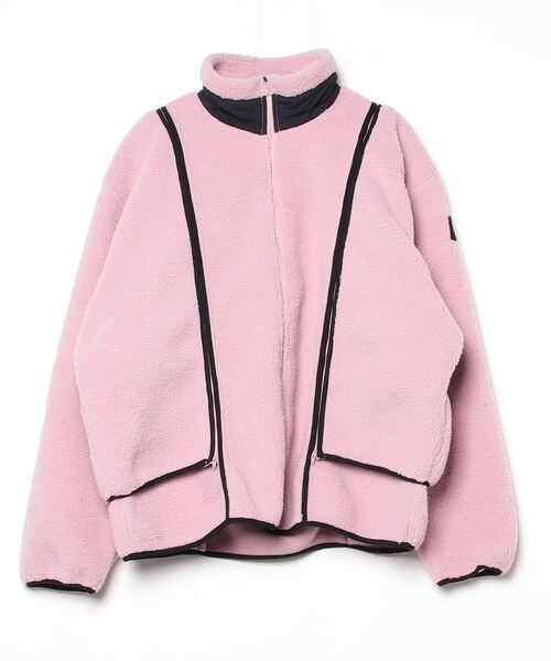 PHINGERIN（フィンガリン）の「PHINGERIN/フィンガリン/NOREN BOA FLEECE JACKET BLACK（ブルゾン・メンズ・ピンク/ブラック・L/XL）」の7枚目の写真