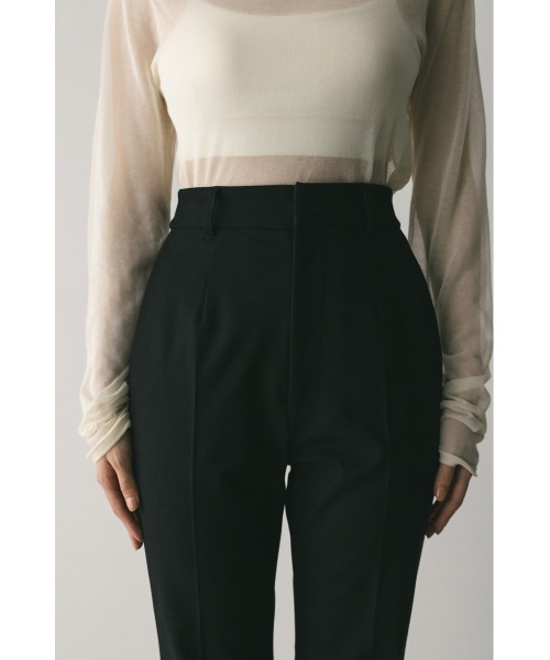 STYLEMIXER(スタイルミキサー)の「センタープレスフレアパンツ(その他パンツ・レディース・ブラック/グレー/ブラウン・SMALL/MEDIUM)」の7枚目の写真