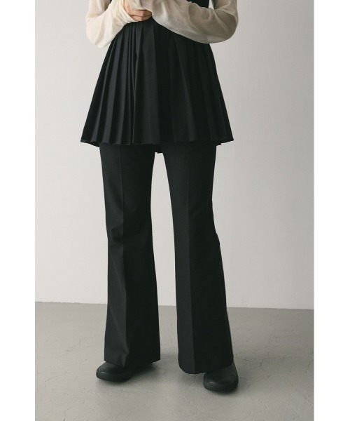 STYLEMIXER(スタイルミキサー)の「センタープレスフレアパンツ(その他パンツ・レディース・ブラック/グレー/ブラウン・SMALL/MEDIUM)」の5枚目の写真