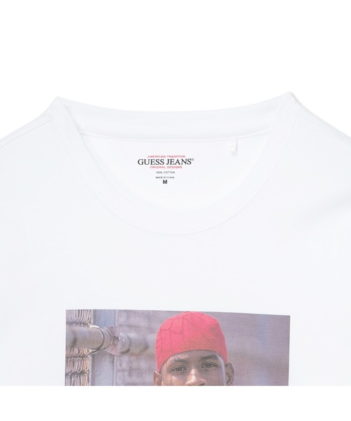 GUESS JEANS（ゲスジーンズ）の「GUESS JEANS ×Allen Iverson TEE 1 APAC アレン アイバーソン コラボTシャツ（Tシャツ/カットソー・メンズ・ホワイト・MEDIUM/LARGE/X-LARGE/XX-LARGE/SMALL）」の7枚目の写真