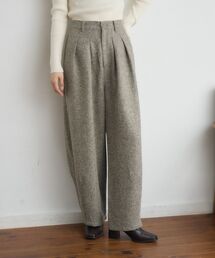 RETRO GIRL | 【WEB限定】ツイードタックワイドパンツ(その他パンツ)