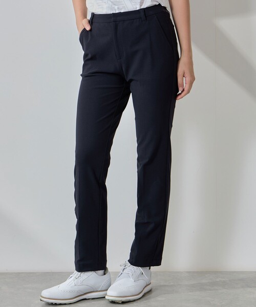 JUN&ROPE'(ジュンアンドロペ)の「ハイテンションストレートスリムパンツ(その他パンツ・レディース・ネイビー/ホワイト/ブラック・M/L)」の3枚目の写真