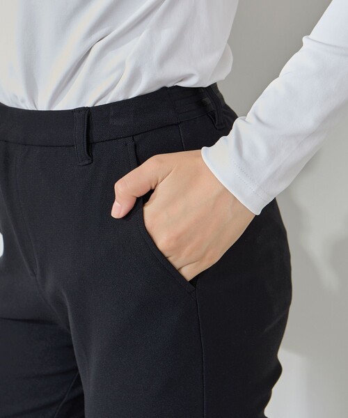 JUN&ROPE'(ジュンアンドロペ)の「ハイテンションストレートスリムパンツ(その他パンツ・レディース・ネイビー/ホワイト/ブラック・M/L)」の20枚目の写真