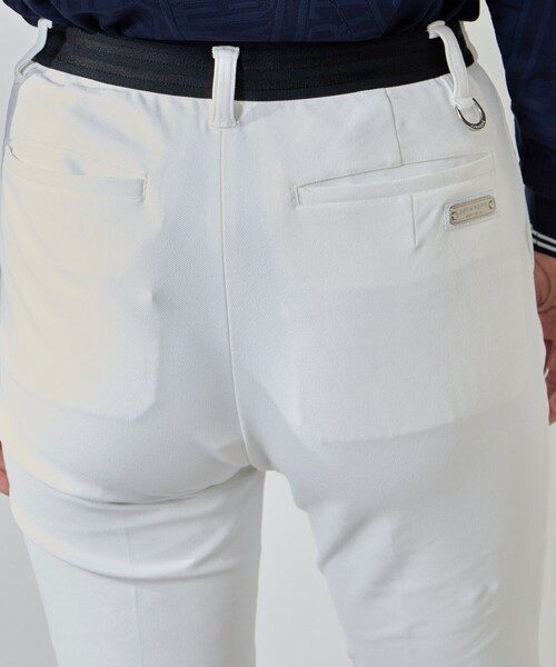 JUN&ROPE'(ジュンアンドロペ)の「ハイテンションストレートスリムパンツ(その他パンツ・レディース・ネイビー/ホワイト/ブラック・M/L)」の12枚目の写真