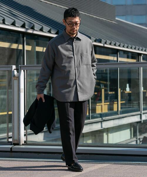 URBAN RESEARCH ROSSO MEN（アーバンリサーチロッソメン）の「『XLサイズあり』ヒートパテッドシャツジャケット（ダウンジャケット/コート・メンズ・ブラック/グレー・MEDIUM/LARGE/X-LARGE）」の4枚目の写真