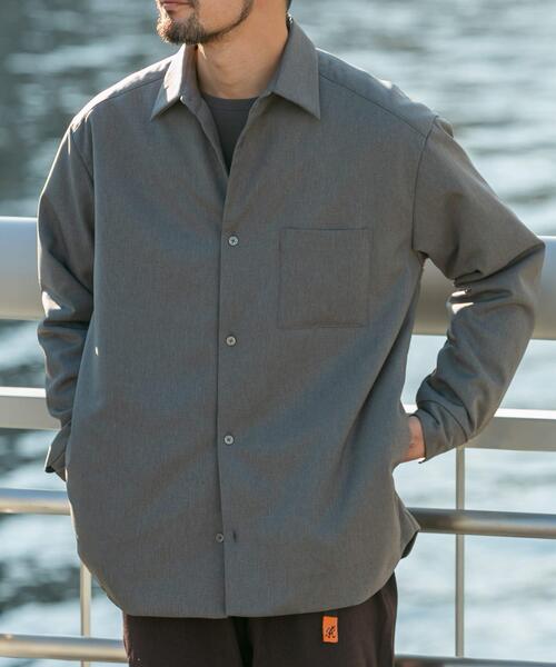 URBAN RESEARCH ROSSO MEN（アーバンリサーチロッソメン）の「『XLサイズあり』ヒートパテッドシャツジャケット（ダウンジャケット/コート・メンズ・ブラック/グレー・MEDIUM/LARGE/X-LARGE）」の8枚目の写真