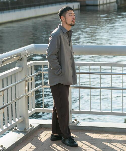 URBAN RESEARCH ROSSO MEN（アーバンリサーチロッソメン）の「『XLサイズあり』ヒートパテッドシャツジャケット（ダウンジャケット/コート・メンズ・ブラック/グレー・MEDIUM/LARGE/X-LARGE）」の10枚目の写真