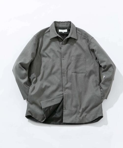 URBAN RESEARCH ROSSO MEN（アーバンリサーチロッソメン）の「『XLサイズあり』ヒートパテッドシャツジャケット（ダウンジャケット/コート・メンズ・ブラック/グレー・MEDIUM/LARGE/X-LARGE）」の13枚目の写真