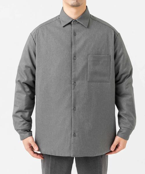 URBAN RESEARCH ROSSO MEN（アーバンリサーチロッソメン）の「『XLサイズあり』ヒートパテッドシャツジャケット（ダウンジャケット/コート・メンズ・ブラック/グレー・MEDIUM/LARGE/X-LARGE）」の14枚目の写真