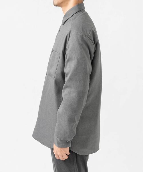 URBAN RESEARCH ROSSO MEN（アーバンリサーチロッソメン）の「『XLサイズあり』ヒートパテッドシャツジャケット（ダウンジャケット/コート・メンズ・ブラック/グレー・MEDIUM/LARGE/X-LARGE）」の15枚目の写真