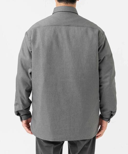 URBAN RESEARCH ROSSO MEN（アーバンリサーチロッソメン）の「『XLサイズあり』ヒートパテッドシャツジャケット（ダウンジャケット/コート・メンズ・ブラック/グレー・MEDIUM/LARGE/X-LARGE）」の16枚目の写真