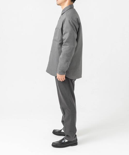 URBAN RESEARCH ROSSO MEN（アーバンリサーチロッソメン）の「『XLサイズあり』ヒートパテッドシャツジャケット（ダウンジャケット/コート・メンズ・ブラック/グレー・MEDIUM/LARGE/X-LARGE）」の18枚目の写真