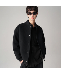 Aube Wool Handmade Blouson BLACK