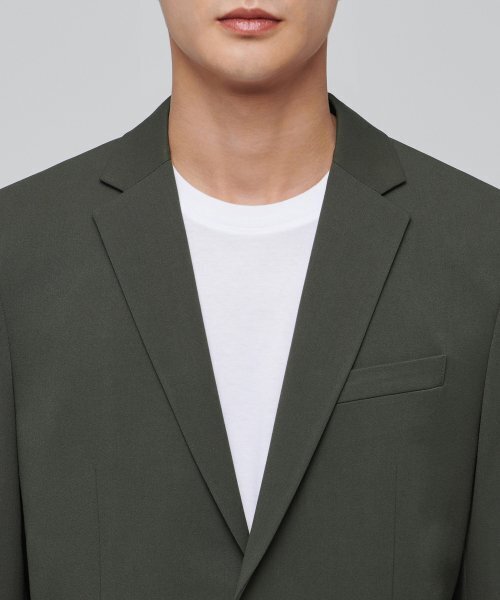 MUSINSA STANDARD(ムシンサスタンダード)の「ベーシックブレザー【ダスティカーキ】(テーラードジャケット・メンズ・その他・XX-LARGE/MEDIUM/LARGE/X-LARGE)」の4枚目の写真