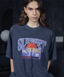 CPGN STUDIO（コンパーニョ）の「Sunset Running Pigment Short Sleeve T-shirt Dark Blue（Tシャツ/カットソー・メンズ）」