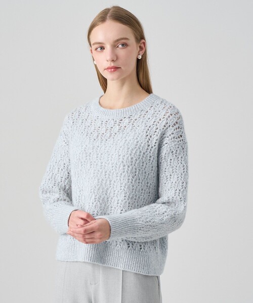 ダイヤレースワイド プルオーバー（ニット/セーター）｜ANAYI（アナイ