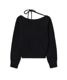 Midnight Move（ミッドナイトムーブ）の「st shoulder knit [black]（ニット/セーター）」