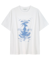 SLOWACID | デューンウェーブ 半袖Tシャツ [ホワイト](Tシャツ/カットソー)