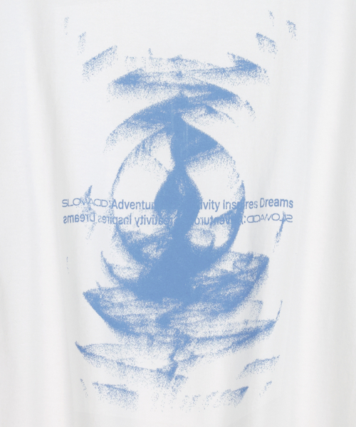 SLOWACID（スローアシッド）の「デューンウェーブ 半袖Tシャツ [ホワイト]（Tシャツ/カットソー・レディース・その他・SMALL/MEDIUM/LARGE/X-LARGE）」の2枚目の写真
