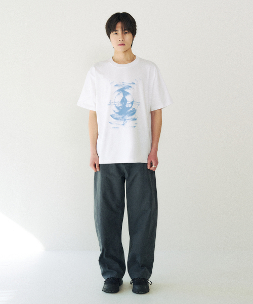 SLOWACID（スローアシッド）の「デューンウェーブ 半袖Tシャツ [ホワイト]（Tシャツ/カットソー・レディース・その他・SMALL/MEDIUM/LARGE/X-LARGE）」の4枚目の写真