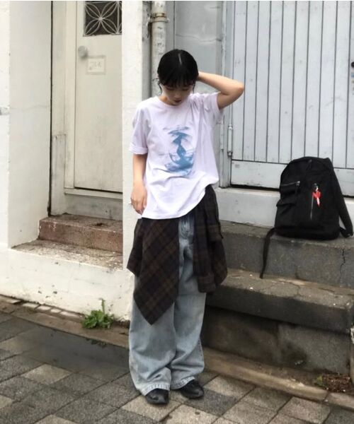 SLOWACID（スローアシッド）の「デューンウェーブ 半袖Tシャツ [ホワイト]（Tシャツ/カットソー・レディース・その他・SMALL/MEDIUM/LARGE/X-LARGE）」の5枚目の写真