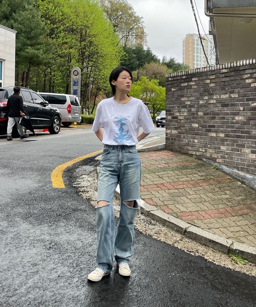 SLOWACID（スローアシッド）の「デューンウェーブ 半袖Tシャツ [ホワイト]（Tシャツ/カットソー・レディース・その他・SMALL/MEDIUM/LARGE/X-LARGE）」の11枚目の写真