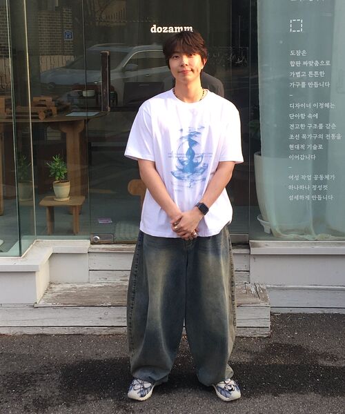 SLOWACID（スローアシッド）の「デューンウェーブ 半袖Tシャツ [ホワイト]（Tシャツ/カットソー・レディース・その他・SMALL/MEDIUM/LARGE/X-LARGE）」の12枚目の写真